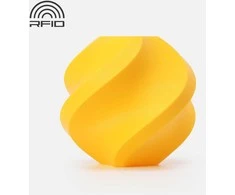 Bambu Lab PLA Basic gija 1.75 mm 1kg – pridedama daugkartinio naudojimo ritė – saulėgrąžų geltonumo