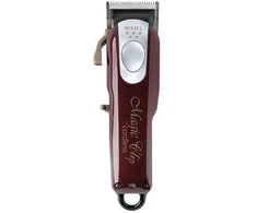 Barzdaskutė Plaukų Kirpimo Mašinėlė - Wahl Cordless Magic Clip, 4 cm Peilio Plotis, 100 Min Veikimo Laikas, Bordo