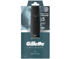 Barzdaskutė Sveikata ir asmeninė priežiūra - Gillette Trimmer Body &amp; Intimate i5 Juodas, Įkraunamas, 100 min Naudojimo, SkinFirst