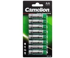 Baterija - Camelion AA Super Heavy Duty Cinko-Karbono 1.5V 8 Pakuotė