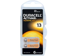 Baterija - Duracell Activair 13 Klausos aparato baterijos 60 vnt 1,45V