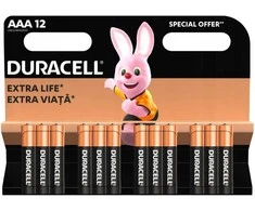Baterija - Duracell Basic AAA 1.5V Alkalinės Baterijos 12 vnt.