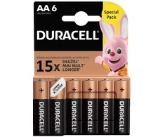 Baterija - Duracell Basic MN1500 AA 1.5V Alkalinė 6 Pakuotė