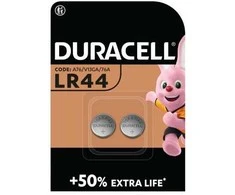 Baterija - Duracell LR44 A76 V13GA Alkaline 1.5V 2 vnt.