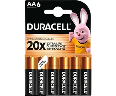Baterija - Duracell LR6/AA šarminės baterijos, 20 vnt.