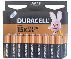 Baterija - Duracell MN1500 AA 1.5V šarminės baterijos 18 vnt.