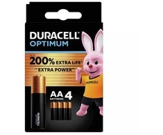 Duracell OPTIMUM LR6 AA elementai OP1500, 4 vnt.