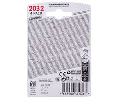 Baterija - Energizer CR2032 3V Eco Specialty (4 vnt)