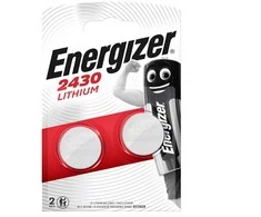 Baterija - Energizer CR2430 3V Ličio Monetinė Elementas 285 mAh, 2 vnt.