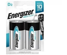 Energizer Holdings Baterijos - Energizer LR20 D Max Plus 2 vnt.