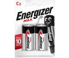 Baterija - Energizer Max C LR14, 2 vnt., Ekologiška Pakuotė