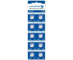 Baterija - EverActive Alkaline G13 LR1154 LR44 Mygtukinė Baterija, 10 vnt.