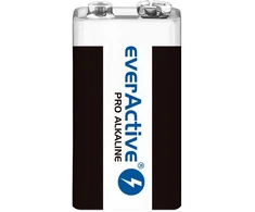 Baterija- everActive Pro Alkaline 6LR61 650 mAh Baterijos, 10 vnt.