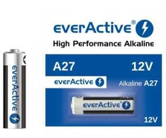 Baterija - everActive V27A 12V šarminė baterija 28x7.7mm 6.4g