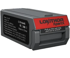 Baterija - Lokithor ApartX LO-LIFE 2500A 73.6Wh, 2500A Peak Current, LiFePO4 Juoda