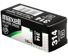 Baterija - Maxell 314 SR716W 1.55V sidabro oksidas 10 vnt.