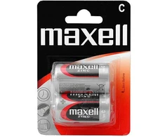 Baterija - Maxell R14 2BL 1.5V Cinko-Anglies Baterijos