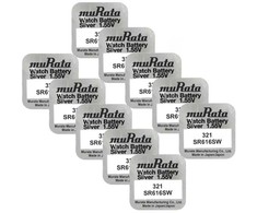 Baterija - Murata 321 SR616SW 1.55V Sidabro Oksido 10 vnt.