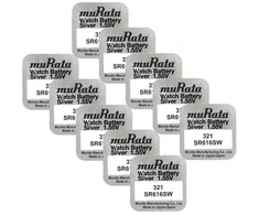 Baterija - Murata 321 SR616SW 1.55V Sidabro Oksido 10 vnt.