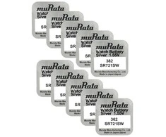 Baterija - Murata 362 (SR721SW) 1.55V Sidabro Oksidas 10 Vnt.