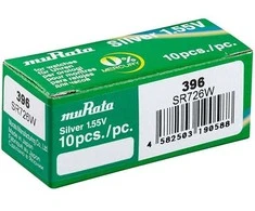 Baterija - Murata 396 (SR726W) 1.55V Sidabro Oksido Laikrodžio Baterija 10 vnt.