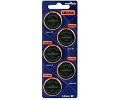 Baterija - Murata CR2450 3V Ličio Monetinė Elementas 24.5mm x 5.0mm 5 vnt.