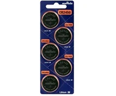 Baterija - Murata CR2450 3V Ličio Monetinė Elementas 24.5mm x 5.0mm 5 vnt.