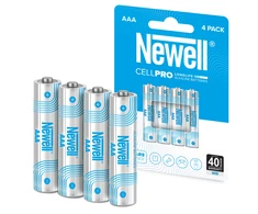 Baterija - Newell CellPro AAA Alkaline Batteries 1.5V, 4 vnt, be gyvsidabrio