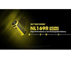 Baterija NITECORE 16340 NL169R 950mAh USB-C