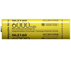 Baterija - Nitecore NL2160 6000mAh 21700 3.6V