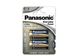 Baterija - Panasonic C LR14EPS 1.5V Alkalinė 50.5mm x 26.2mm 2 vnt.