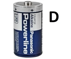 Baterija - Panasonic D LR20 Powerline Pramoninė Šarminė Baterija 1 Vnt.