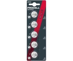 Baterija - Procell Intense CR2032 3V Ličio Monetų Elementas 5 Pak.