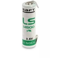 Baterija - Saft Ls14500 Aa 3,6v 2600mah Ličio 1 Vnt.