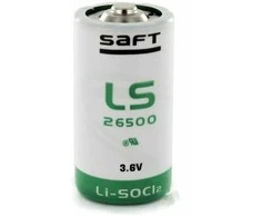 Baterija - Saft Ls26500 Cr C 3,6v Ličio 1 Vnt.