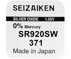 Baterija - Seizaiken 371 Sidabro Oksidas 1.55V 10 Vnt.