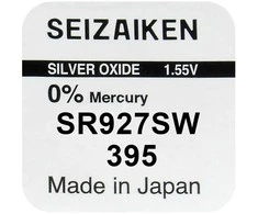 Baterija - Seizaiken 395 (SR927SW) Sidabro Oksidas 1.55V 10 Vnt.