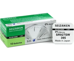 Baterija - Seizaiken SEIKO 395 (SR927SW) Sidabro Oksido 2,7 mm x 9,5 mm Laikrodžio Baterija