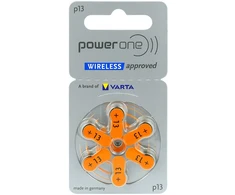 Baterija – Varta 13 PR48 Power One Klausos Aparatams, 6 vnt.