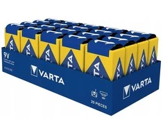 Baterija - Varta 9 V Industrial Pro šarminės baterijos, 20 vnt.