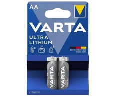 Baterijos - Varta AA Ultra (6106) Ličio Baterijos, 2 vnt.