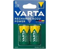 Baterija - VARTA R14 AKU 3000 mAh Ni-MH Įkraunama