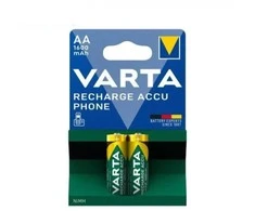 Baterija - VARTA Telefonui AA 1600mAh 1.2V NiMH Įkraunamos 2 vnt.