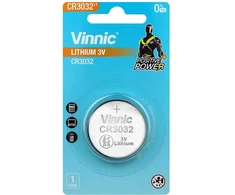 Baterija - Vinnic CR3032 3V 30mm Ličio Mygtukinis Elementas