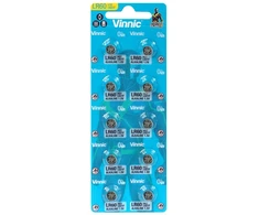 Baterija - Vinnic G1 LR621 Šarminės Mygtukinės Baterijos, 1,5 V, 10 vnt.