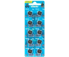 Baterija - Vinnic G10 10 vnt. LR1131 Alkaline 1.5V Mygtukinis Elementas