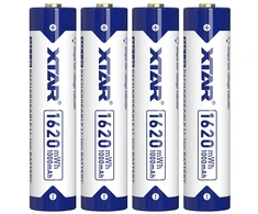 Baterija - XTAR R03/AAA 1.5V 1000mAh Li-ion Įkraunama, 4 vnt.