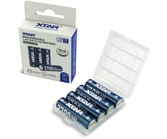 Baterija - XTAR R6/AA 1.5V 2700mAh Įkraunamos Li-ion Baterijos, 4 vnt.