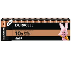 Baterijos – Duracell AA MN1500 Šarminės Baterijos, 24 vnt.
