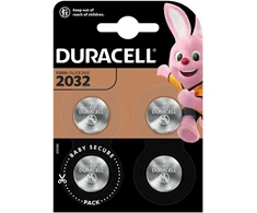 Baterijos – Duracell CR2032 3 V Ličio Mygtukinės Baterijos, 4 vnt.